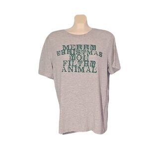🦄 North Pole Home Alone Quote T-Shirt, Size L